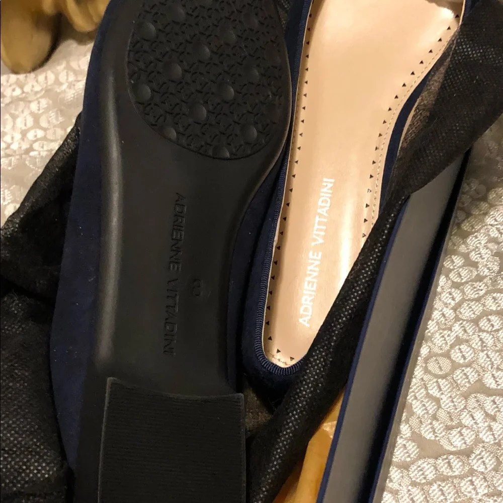 ADRIENNE VITTADINI 8M style Cavallo space blue color kidsuede Neiman Marcus. - Picture 12 of 15